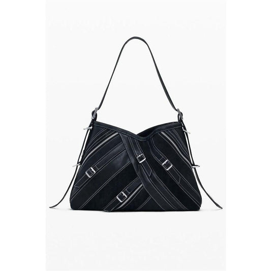 Desigual Buxton Schultertasche Tiefschwarz | ELORÉ by Desigual