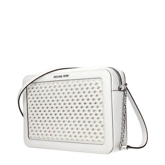 Michael Kors Weiße Leder-Crossbody-Tasche by Michael Kors