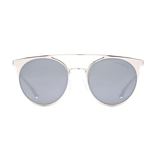 Emporio Armani Grau-Metall Sonnenbrille by Emporio Armani