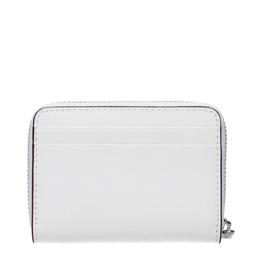 Michael Kors Weißer Leder-Kartenhalter by Michael Kors