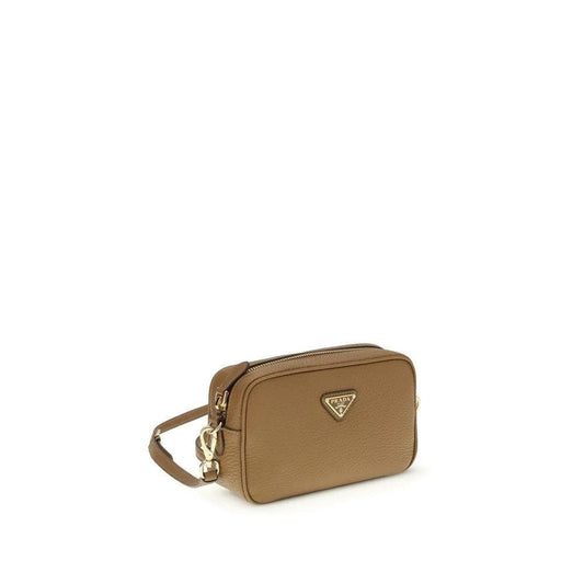 Prada Mini Schultertasche Beige Nubukleder | ELORÉ by Prada