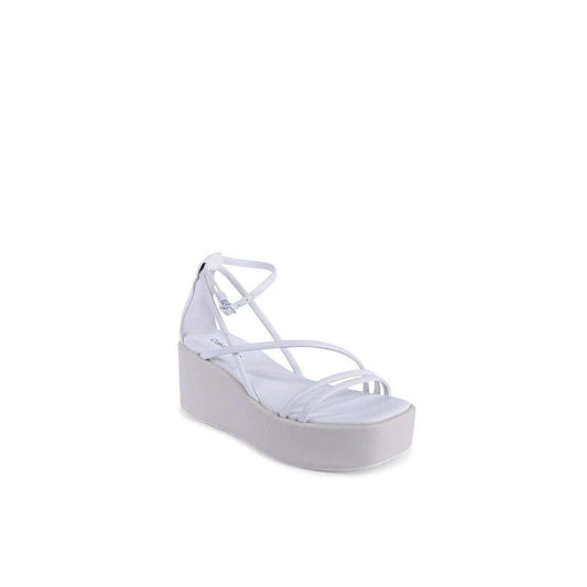 Calvin Klein Plateau-Sandalen Für Damen Weiß | ELORÉ by Calvin Klein
