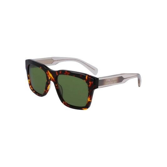 Salvatore Ferragamo Sonnenbrille Acetat Braun | ELORÉ by Ferragamo
