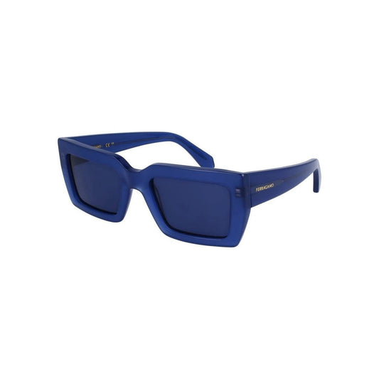 Ferragamo Sonnenbrille Blau Getönte Gläser | ELORÉ by Ferragamo