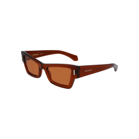 Salvatore Ferragamo Sonnenbrille Damen Braun | ELORÉ by Ferragamo
