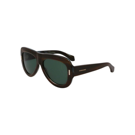 Ferragamo Sonnenbrille Grün | ELORÉ by Ferragamo