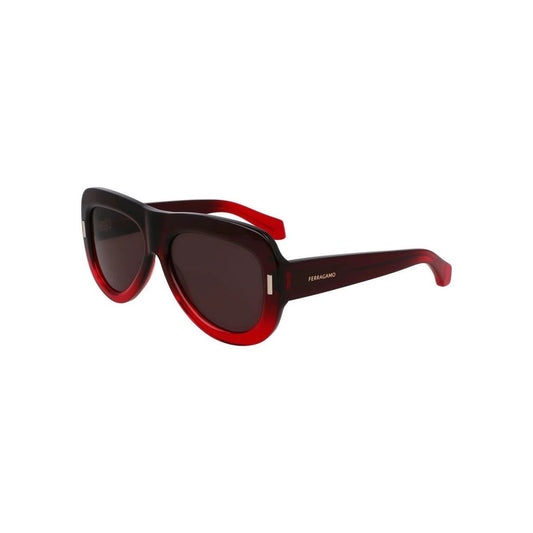 Ferragamo Sonnenbrille Aviator Rot Gradient | ELORÉ by Ferragamo