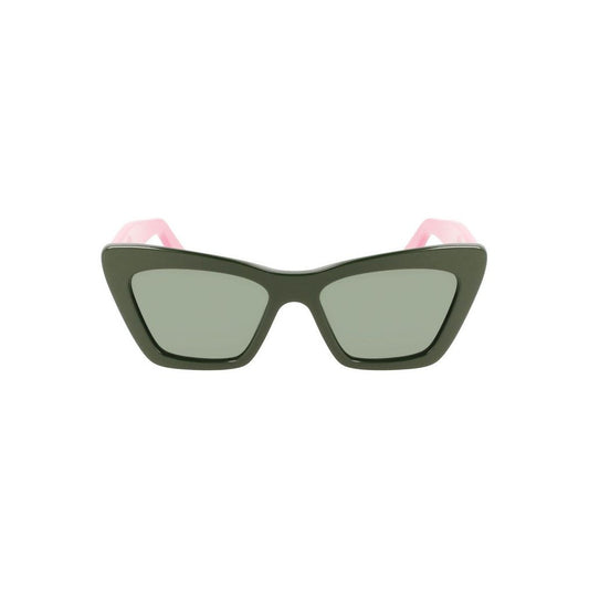 Salvatore Ferragamo Sonnenbrille Acetat Grün | ELORÉ by Ferragamo