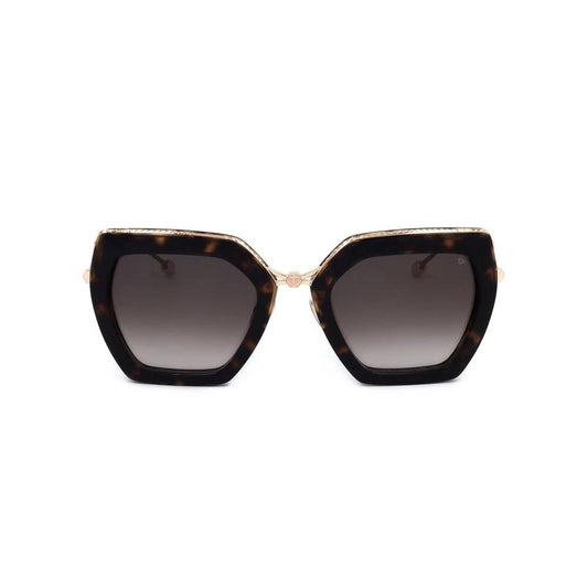Philipp Plein Goldene Metall-Sonnenbrille by Philipp Plein