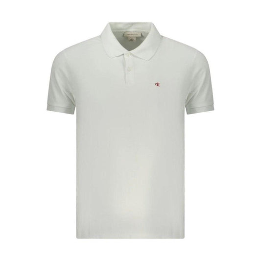 Calvin Klein Poloshirt Aus Baumwolle Leicht Weiß | ELORÉ by Calvin Klein