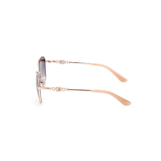 Guess Sonnenbrille Roségold Glitzer Akzent | ELORÉ by Guess
