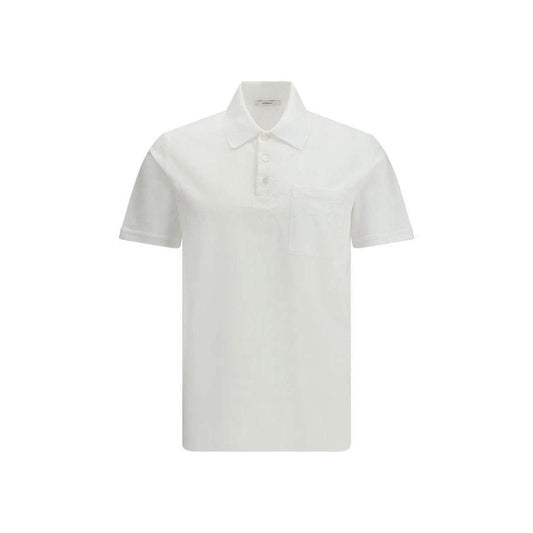 Givenchy Crest Polo Shirt Cotton Piqué Weiß | ELORÉ by Givenchy