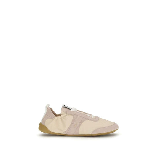 Chloé Beigefarbene Sportschuhe aus Nylon by Chloé