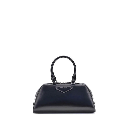 Givenchy Schwarze Kalbsleder Bos Taurus Handtasche by Givenchy