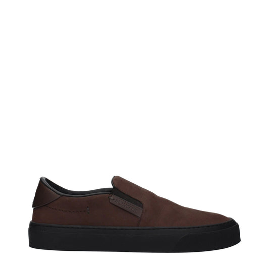Moncler Braune Loafer aus Leder zum Hineinschlüpfen by Moncler