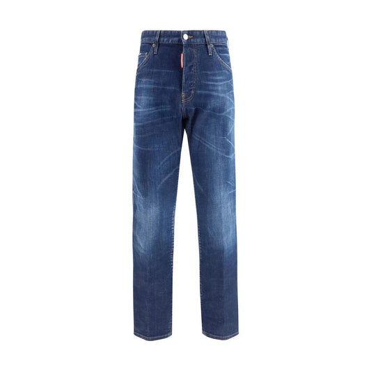 Dsquared² Blaue Baumwoll-Jeans im Slim Fit by Dsquared²