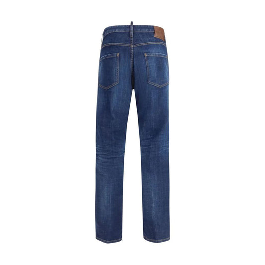 Dsquared² Blaue Baumwoll-Jeans im Slim Fit by Dsquared²