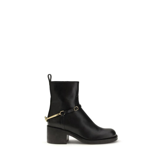 Chloé Schwarze Lammleder Ankle Boots Ovis Aries Aries by Chloé