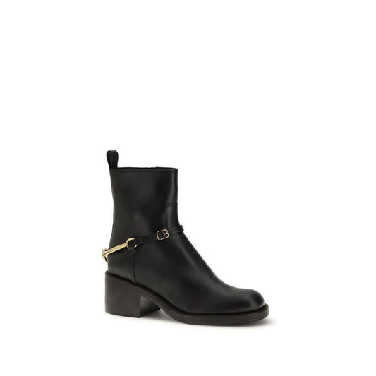Chloé Schwarze Lammleder Ankle Boots Ovis Aries Aries by Chloé
