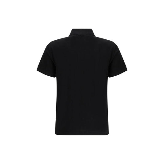Fendi Schwarzes Baumwoll-Poloshirt by Fendi