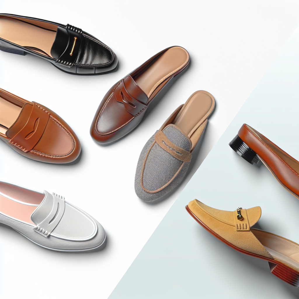 Vielfalt an Damen Loafer & Slippern aus Leder und Stoff mit bequemen Passformen – zeitloses Design.