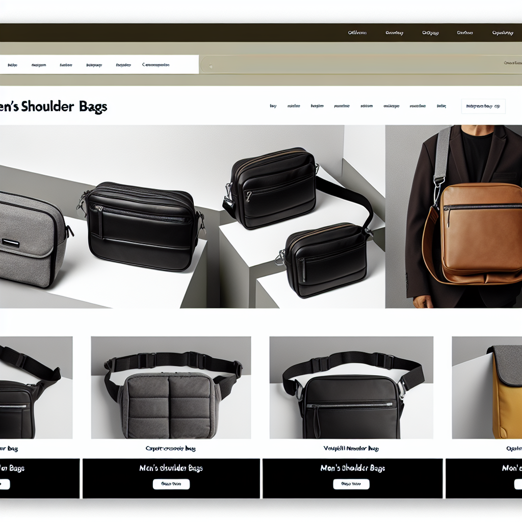 Herren Umhängetaschen: Crossbody- und Messenger-Taschen aus hochwertigen Materialien.