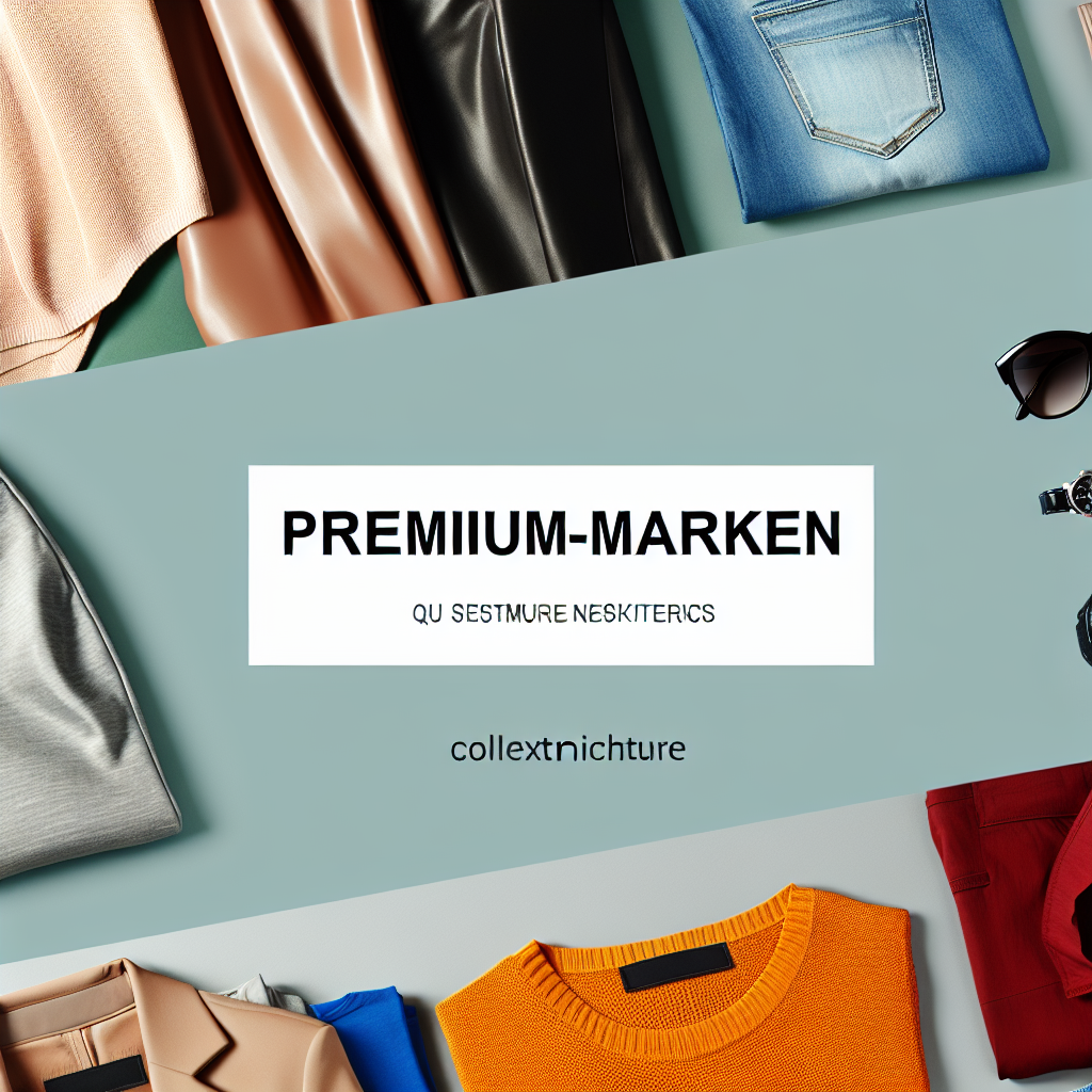 Premium-Marken: Designer-Mode im Flat-Lay-Stil mit Calvin Klein, Tommy Hilfiger, Guess, PINKO, Hugo Boss und Desigual.