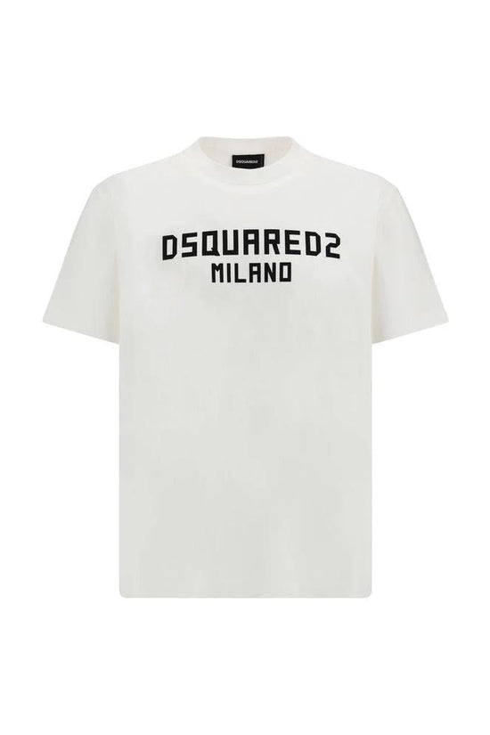 Dsquared² Weißes Baumwoll-T-Shirt by Dsquared²