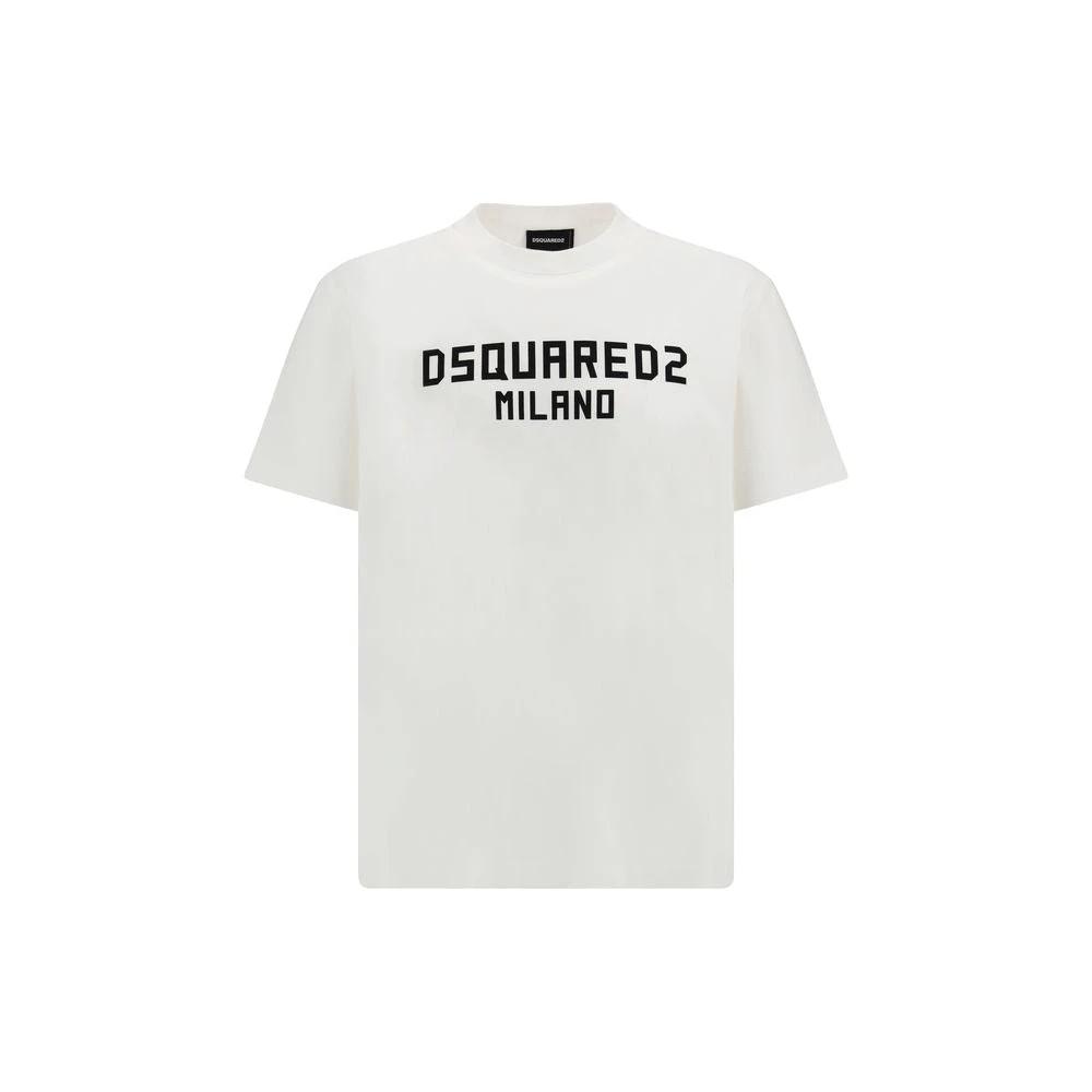 Dsquared² Weißes Baumwoll-T-Shirt by Dsquared²