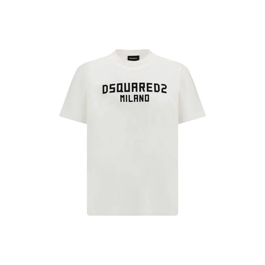 Dsquared² Weißes Baumwoll-T-Shirt by Dsquared²