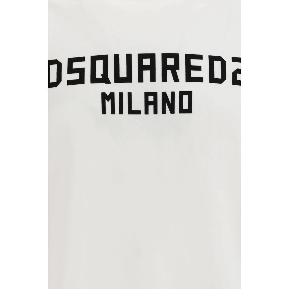 Dsquared² Weißes Baumwoll-T-Shirt by Dsquared²