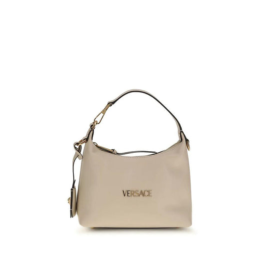 Versace Beige Calf Leather Bos Taurus Handtasche by Versace