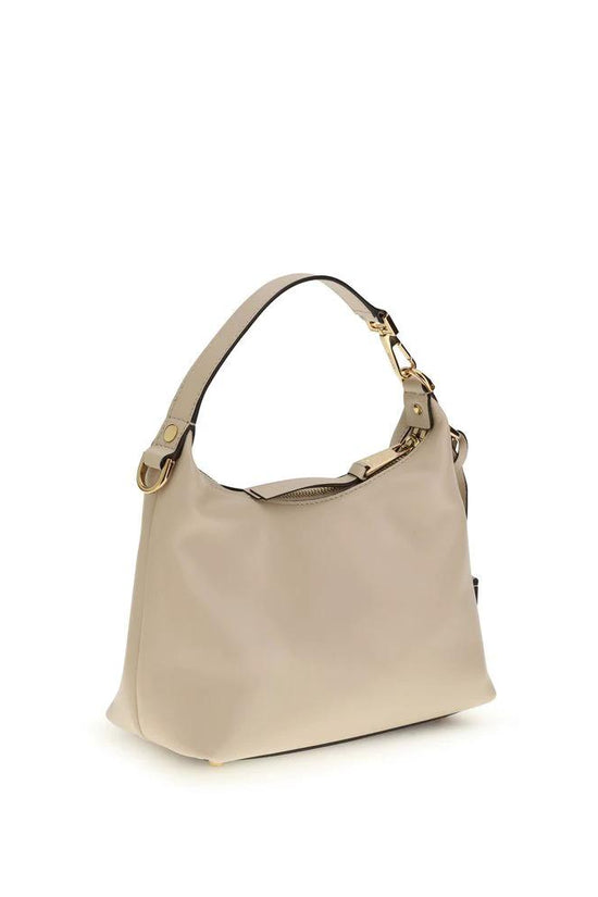 Versace Beige Calf Leather Bos Taurus Handtasche by Versace