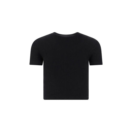 Fendi Schwarzes Baumwoll-T-Shirt by Fendi