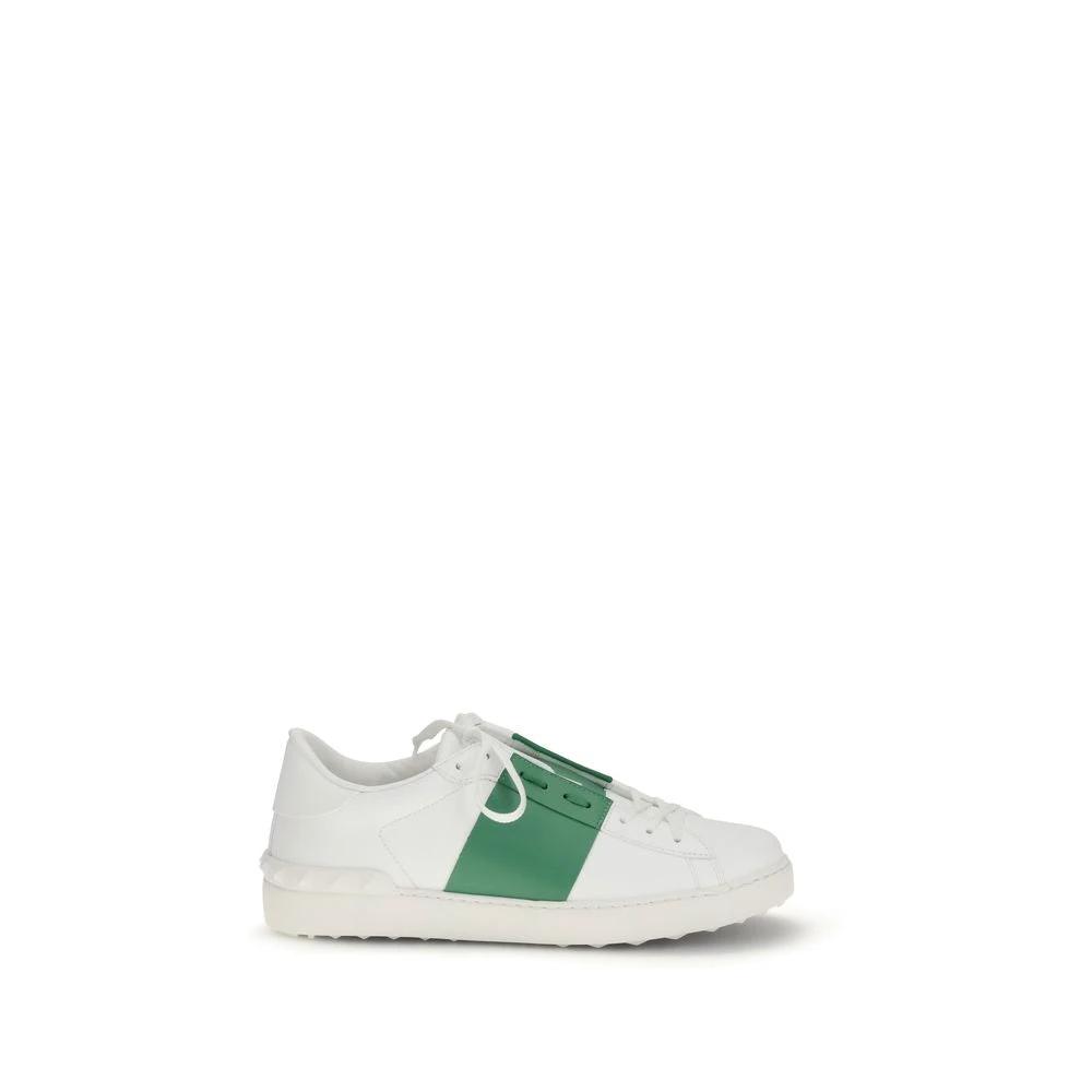 Valentino Garavani Weiße Low-Top-Sneaker aus Kalbsleder Bos Taurus by Valentino Garavani