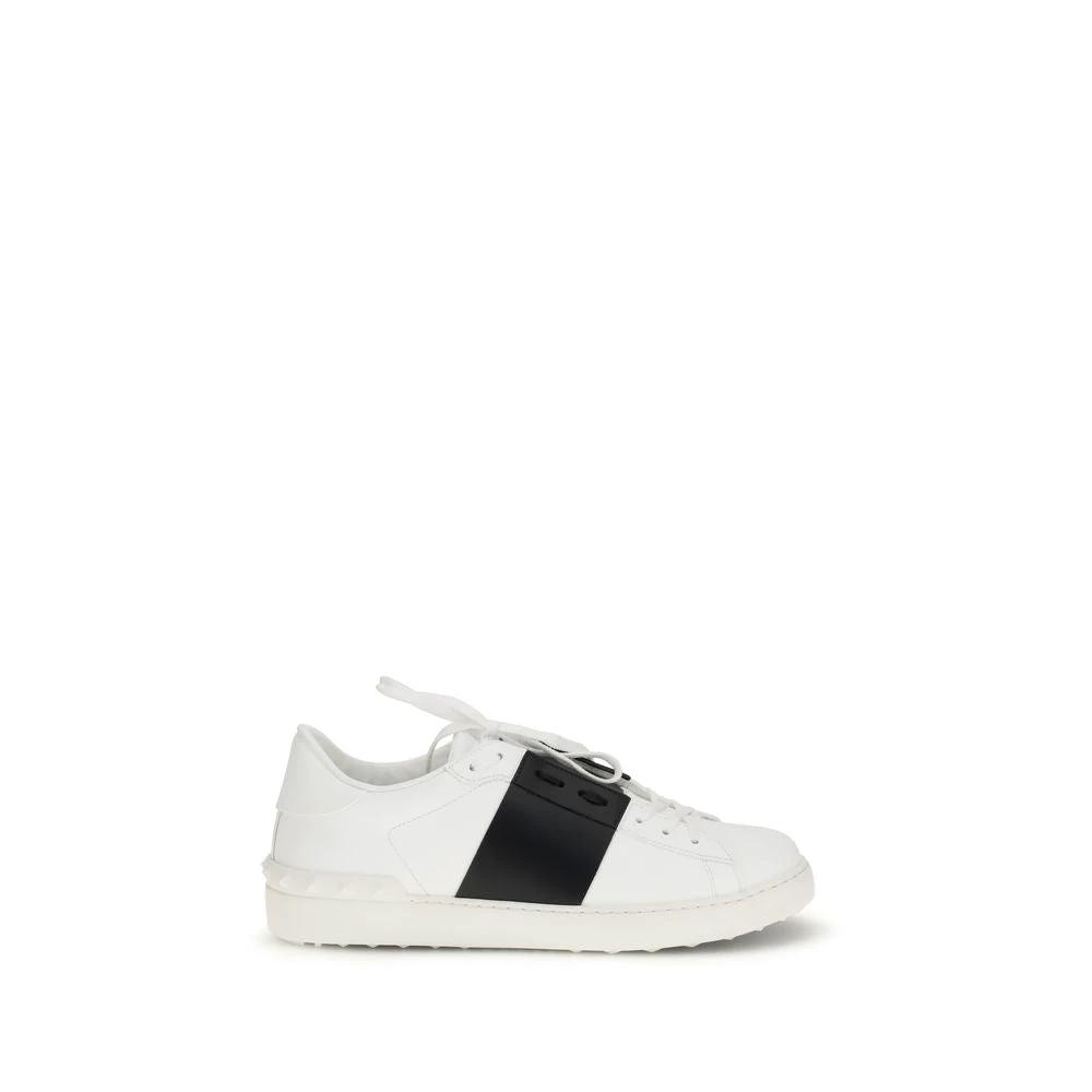 Valentino Garavani Weiße Low-Top-Sneaker aus Kalbsleder Bos Taurus by Valentino Garavani