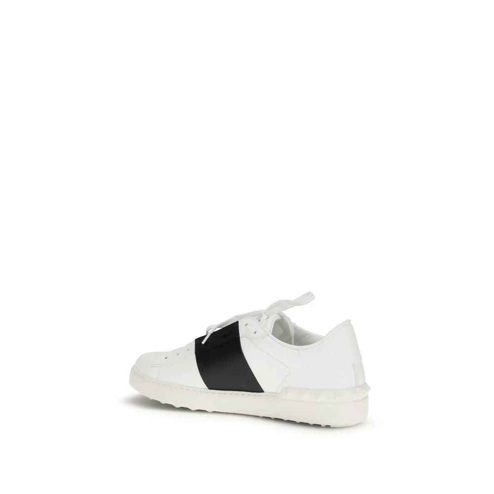 Valentino Garavani Weiße Low-Top-Sneaker aus Kalbsleder Bos Taurus by Valentino Garavani