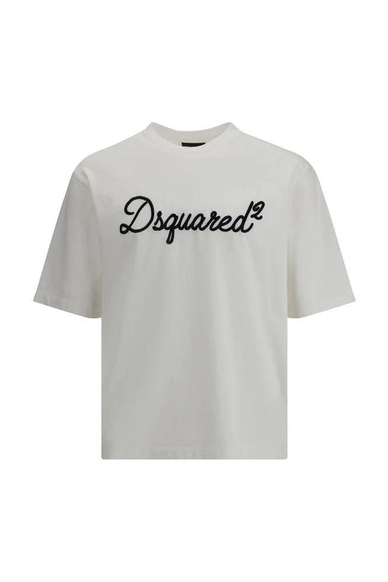 Dsquared² Weißes Baumwoll-T-Shirt by Dsquared²