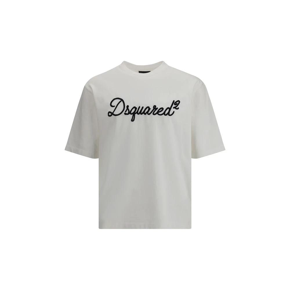 Dsquared² Weißes Baumwoll-T-Shirt by Dsquared²