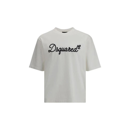 Dsquared² Weißes Baumwoll-T-Shirt by Dsquared²