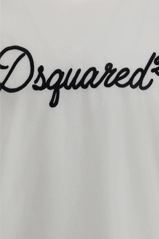 Dsquared² Weißes Baumwoll-T-Shirt by Dsquared²