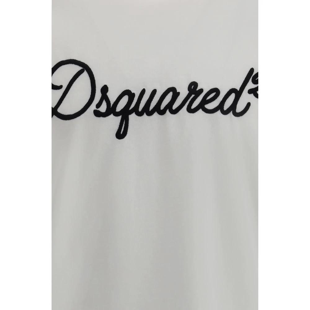 Dsquared² Weißes Baumwoll-T-Shirt by Dsquared²