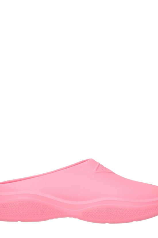 Prada Pink Cotton Slippers by Prada