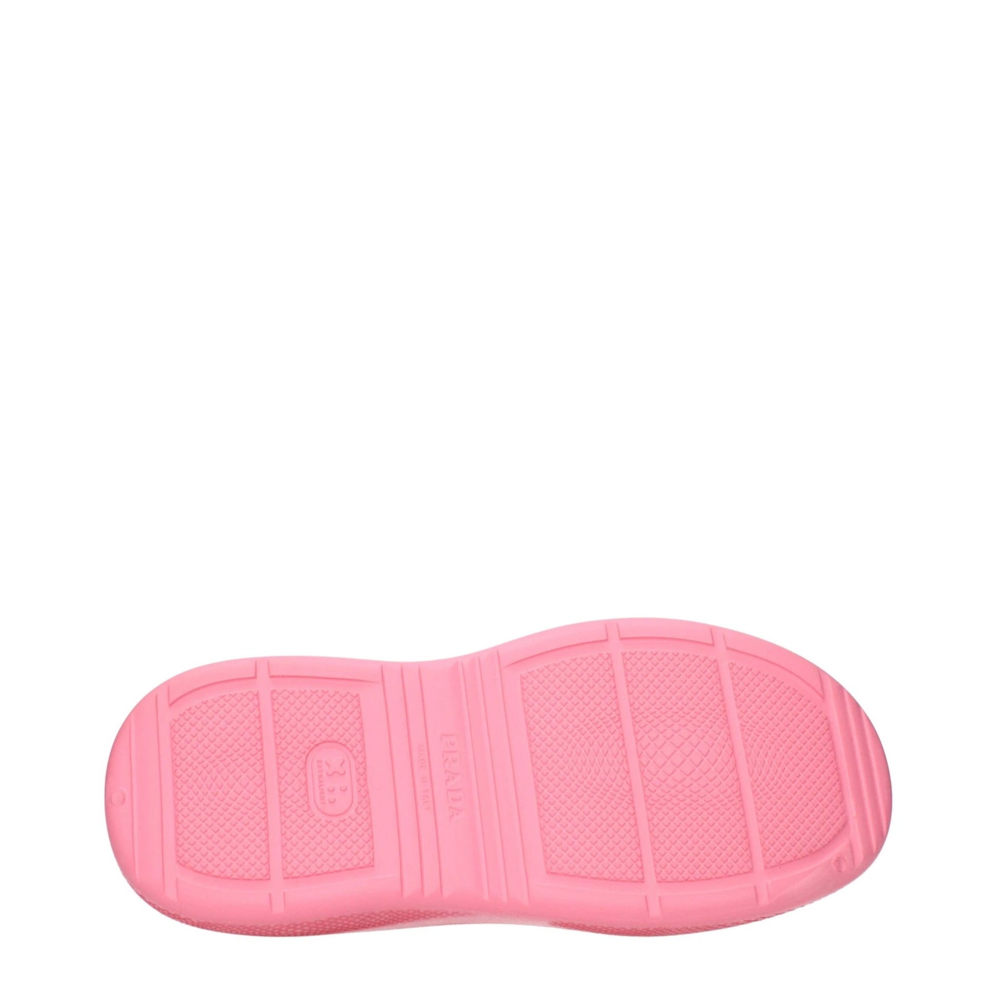 Prada Pink Cotton Slippers by Prada