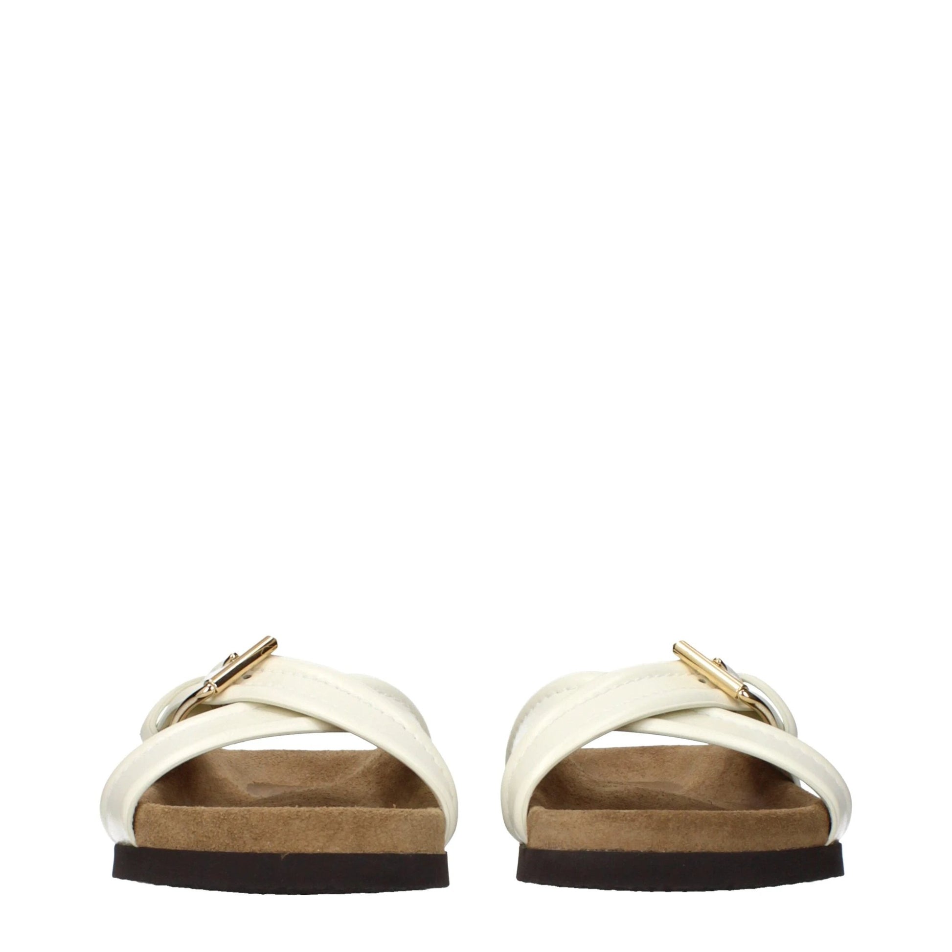 Valentino Garavani Beige Leder-Slipper by Valentino Garavani