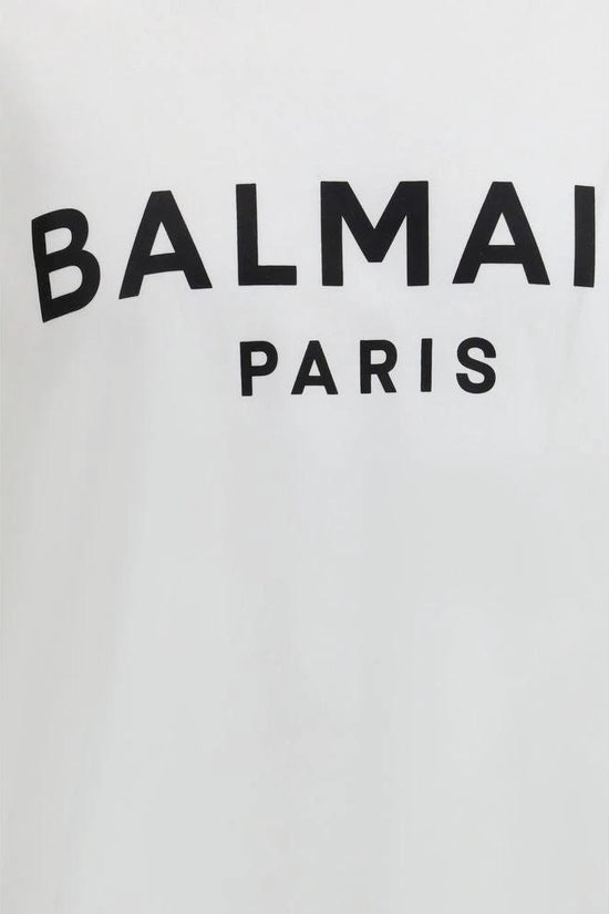 Balmain Weißes Baumwoll-T-Shirt by Balmain
