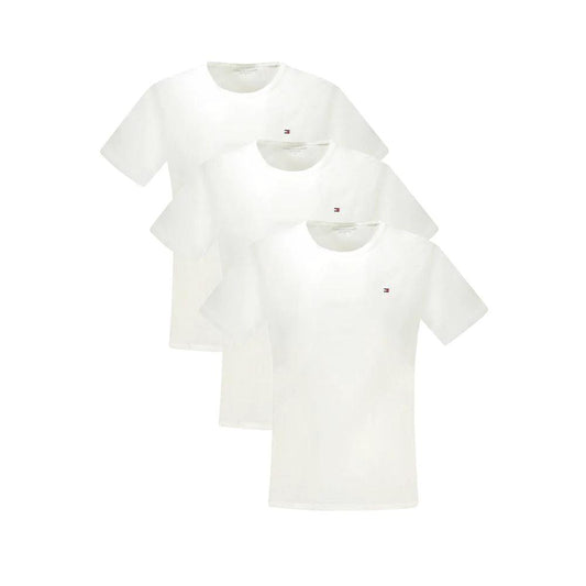 Tommy Hilfiger Bianco Baumwoll-T-Shirt für Herren by Tommy Hilfiger