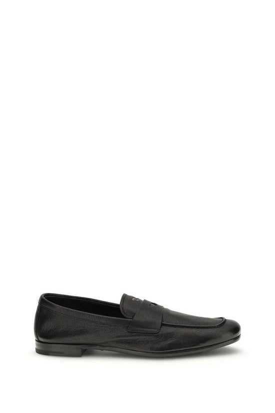 Prada Schwarze Loafer aus Ziegenleder by Prada