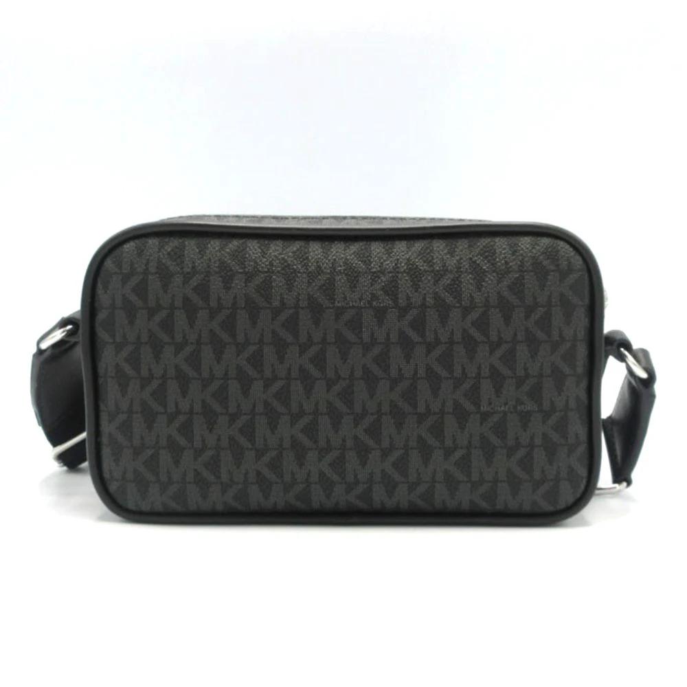 Michael Kors Schwarze Canvas Umhängetasche by Michael Kors