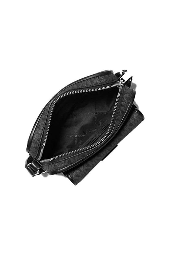 Michael Kors Schwarze Canvas Umhängetasche by Michael Kors